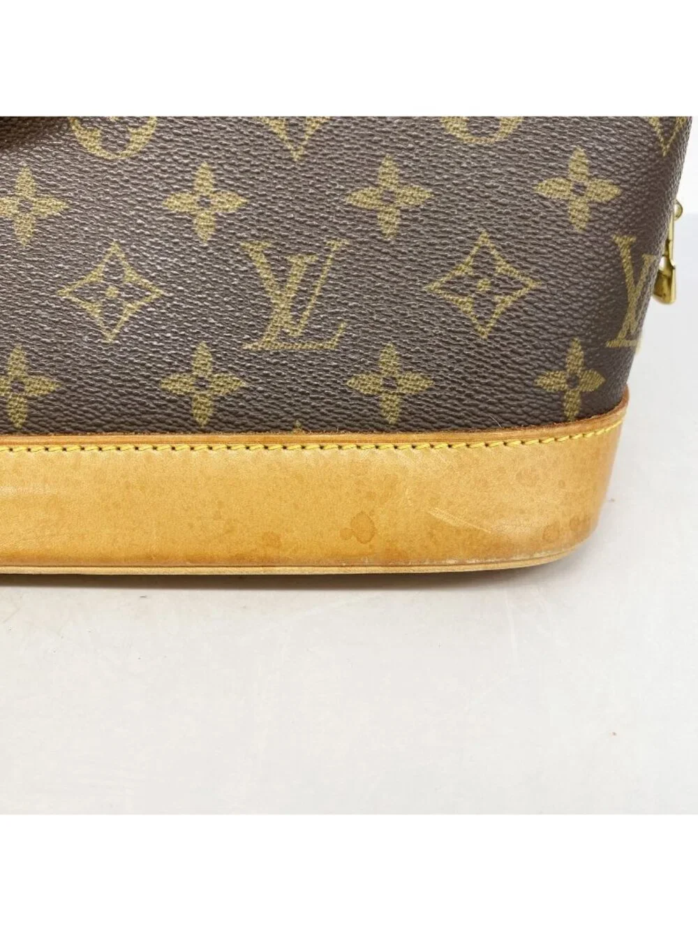 Louis Vuitton Handbag Monogram Alma Brown 2-Way Bag